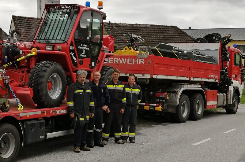 07.08.2023 – Hochwasser In Kärnten: Einheiten Aus Dem Bezirk Waidhofen ...